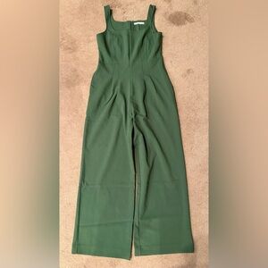 Abercrombie & Fitch Dark Green Wide-Leg Jumpsuit Size Medium BRAND NEW WITH TAGS